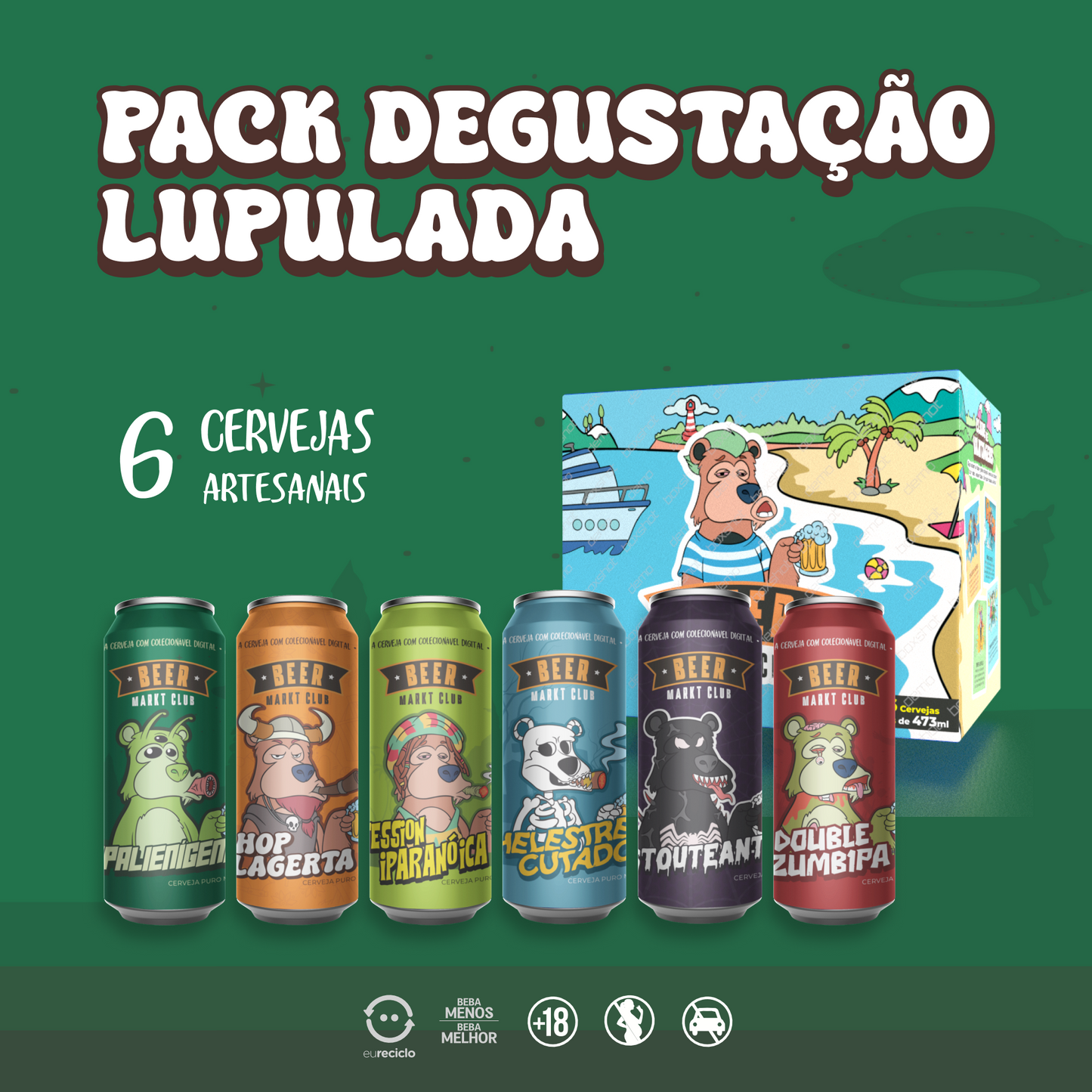 PACK DEGUSTAÇÃO LUPULADA